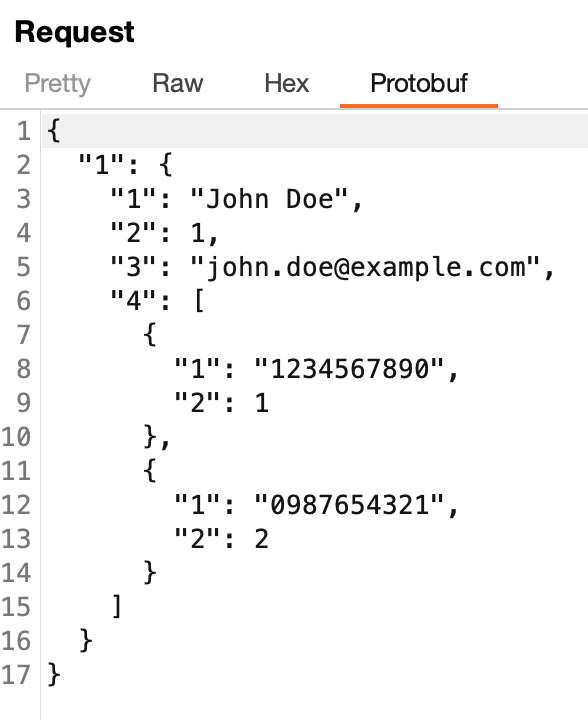 Blackboxprotobuf in action